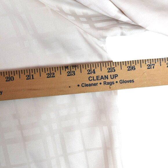 Tucker for Target XL Cream Blouse Romantic Poetcore Minimalist Satin Sheen - Picture 8 of 9